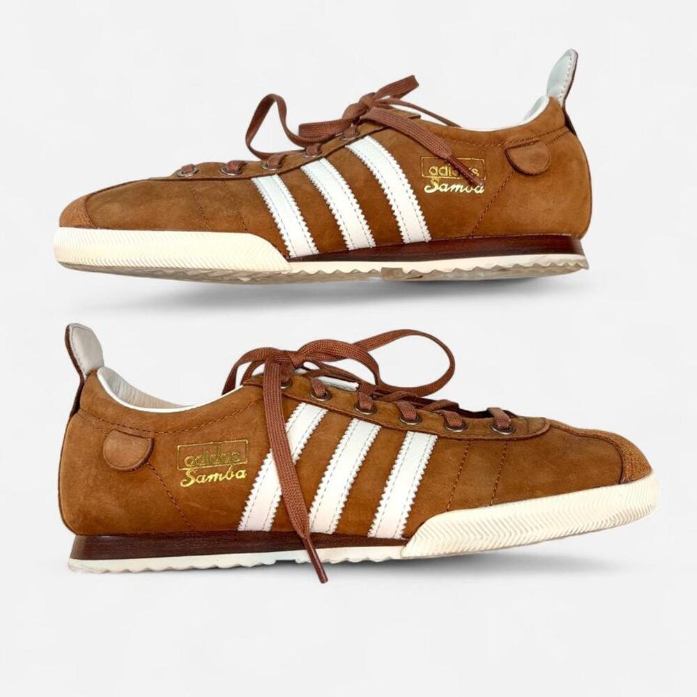 Adidas Samba 62 Brown Suede Sneakers Streetwear Men’s Size 6 Women’s Size 7.5